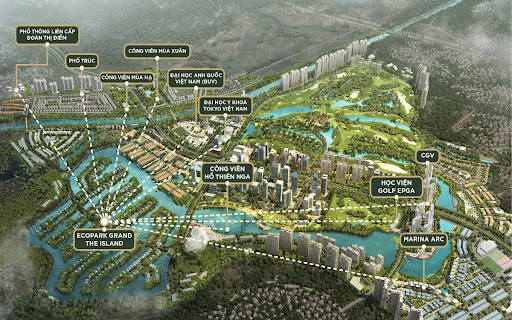 Vị trí chiến lược của dự án Eco Central Park